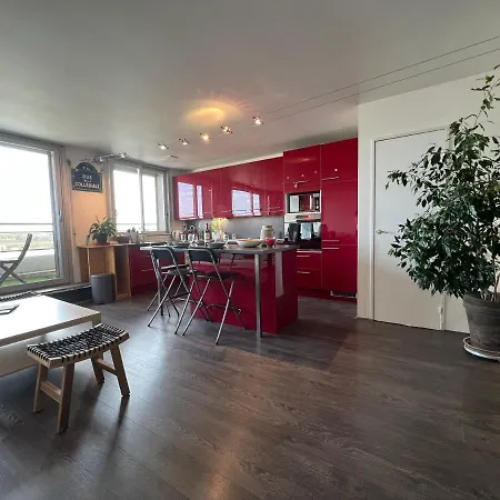 Apartment Above Eiffel Tower View Balcony Paris